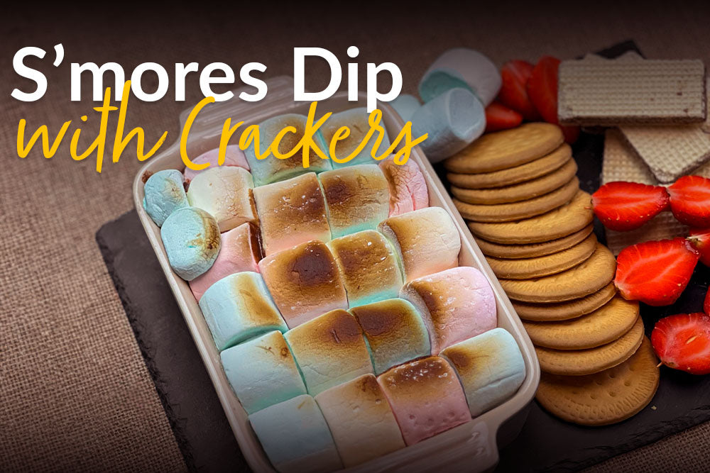 S'mores Dip with Crackers Recipe - Festive Feast!