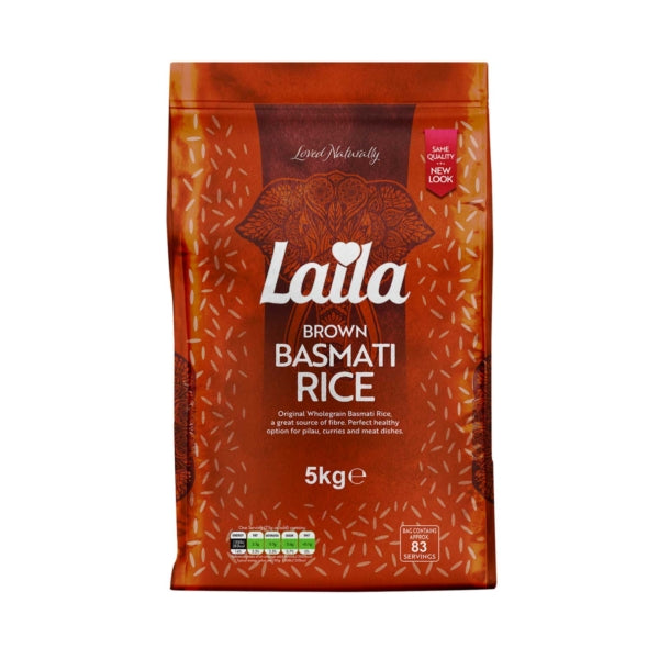 Laila Brown Basmati 5kg @SaveCo Online Ltd