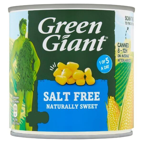 Green Giant Salt Free Sweetcorn 340g
