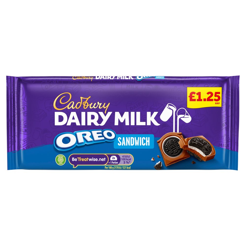 Cadbury Dairy Milk Oreo Sandwich SaveCo Online Ltd