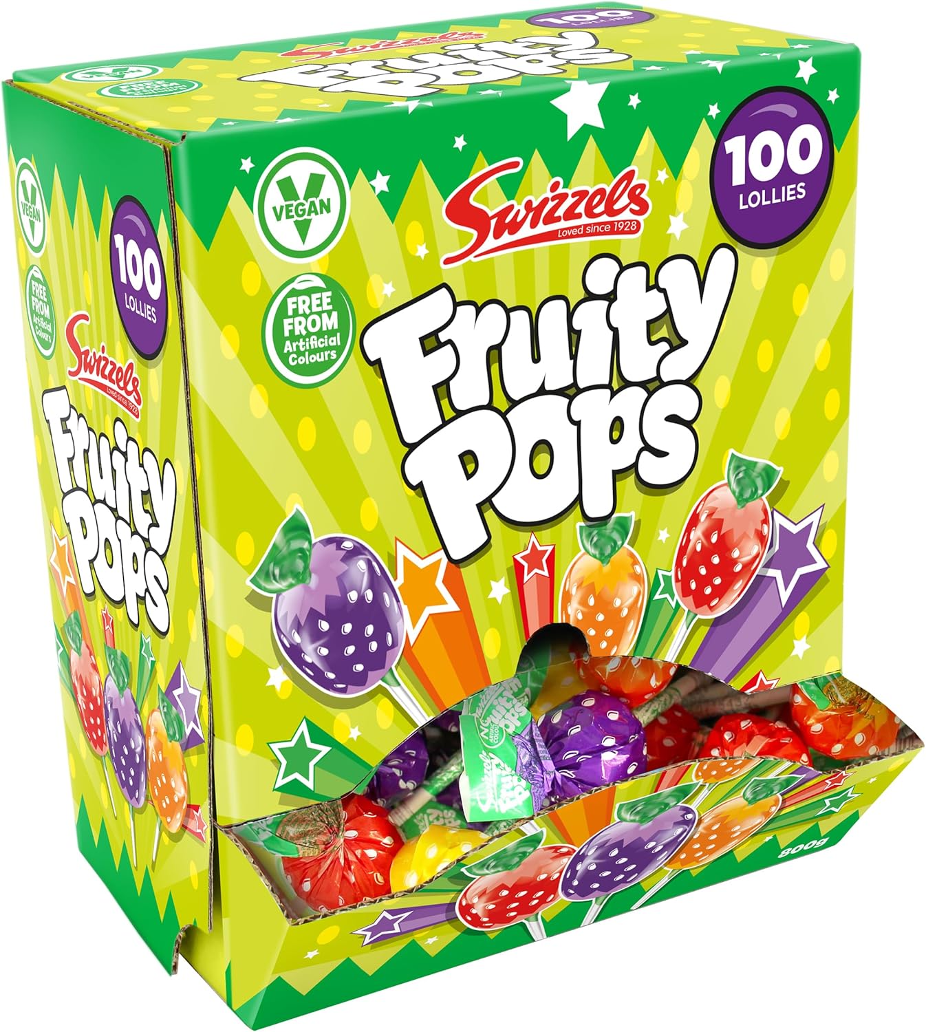 Swizzels Fruity Pops Box @SaveCo Online Ltd