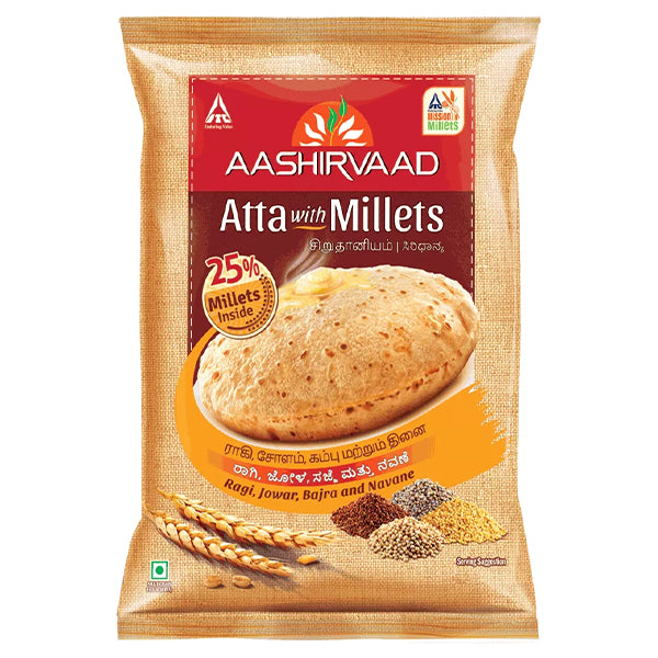 Aashirvaad Atta With Millets 2.2kg @SaveCo Online Ltd