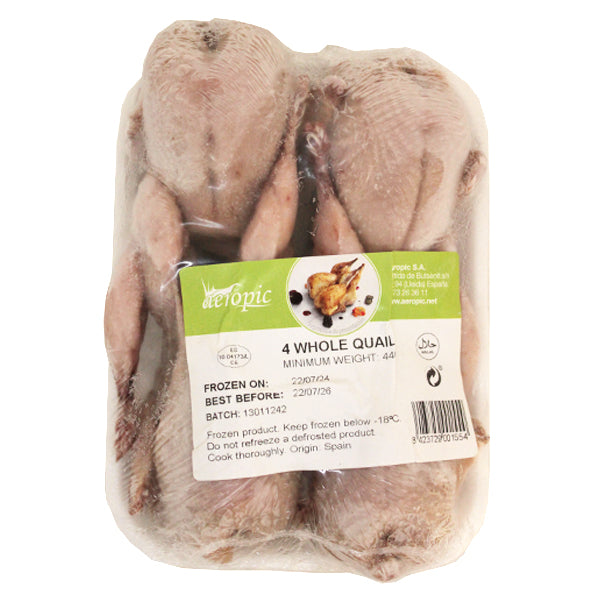 Aeropic 4 Whole Quails Jumbo @SaveCo Online Ltd