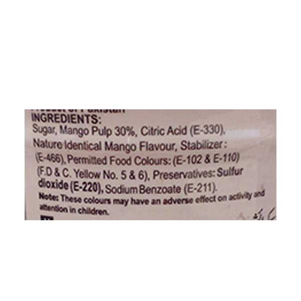 Ahmed Squash Mango 800ml @SaveCo Online Ltd