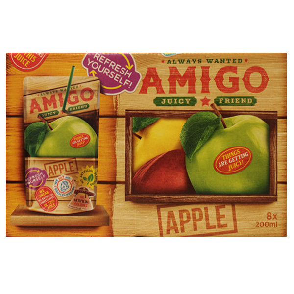 Amigo Apple Juice 8x200ml @SaveCo Online Ltd