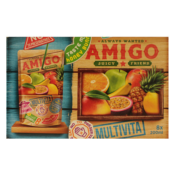 Amigo Multivita Juice 8x200ml @SaveCo Online Ltd