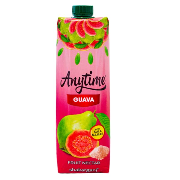 Anytime Guava Fruit Nectar 1L @SaveCo Online Ltd
