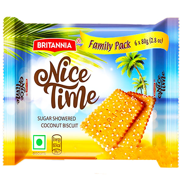 Britannia Nice Time Family Pack 6x80g @SaveCo Online Ltd