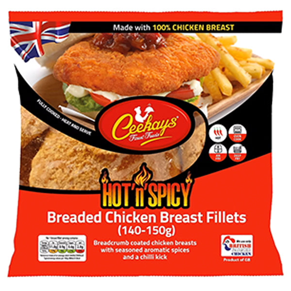 Ceekays Hot'n'Spicy Breaded Chicken Breast Fillets @SaveCo Online Ltd