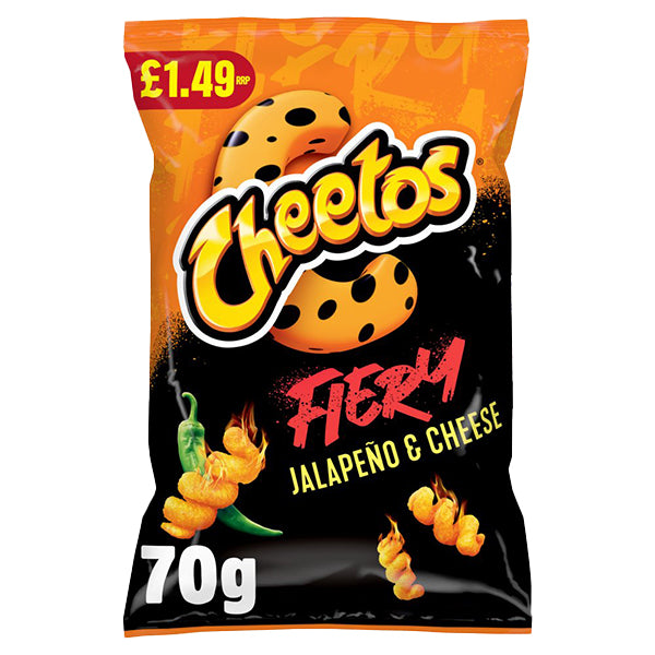 Cheetos Fiery Jalapeno & Cheese 70g @SaveCo Online Ltd