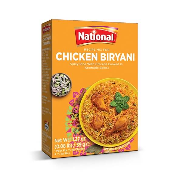 National Chicken Biryani 39g @SaveCo Online Ltd