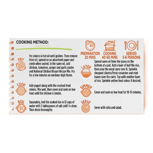 National Chicken Biryani 39g @SaveCo Online Ltd