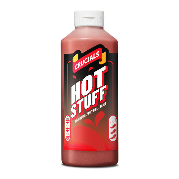 Crucials Hot Stuff Spicy Chilli Sauce 1L @SaveCo Online Ltd
