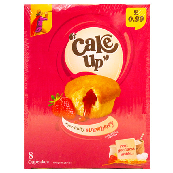EBM Cake Up Strawberry Cupcakes 8pk @SaveCo Online Ltd