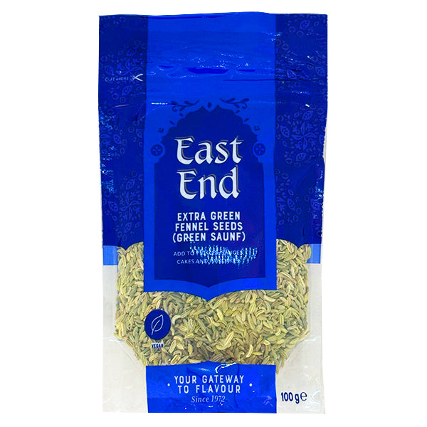 East End Extra Green Fennel Seeds 100g @SaveCo Online Ltd