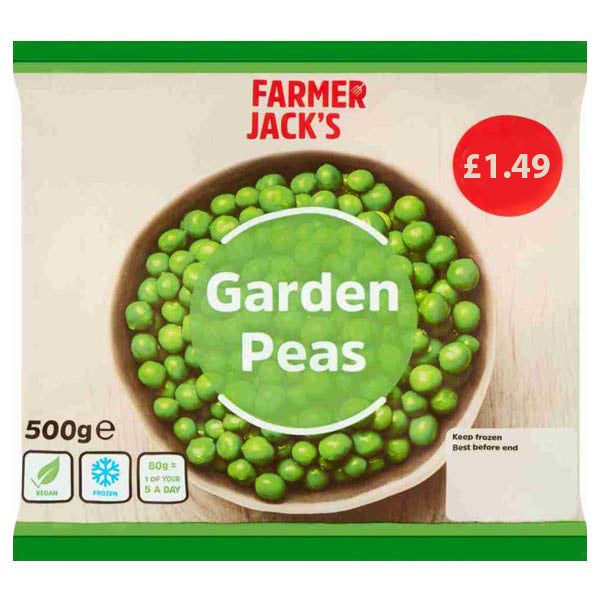 Farmer Jacks Frozen Peas @SaveCo Online Ltd