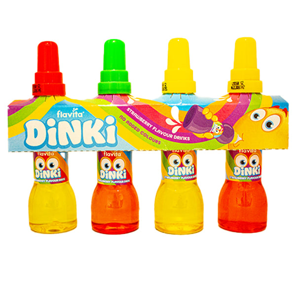 Flavita Dinki Strawberry Flavour Drink 4Pk @SaveCo Online Ltd