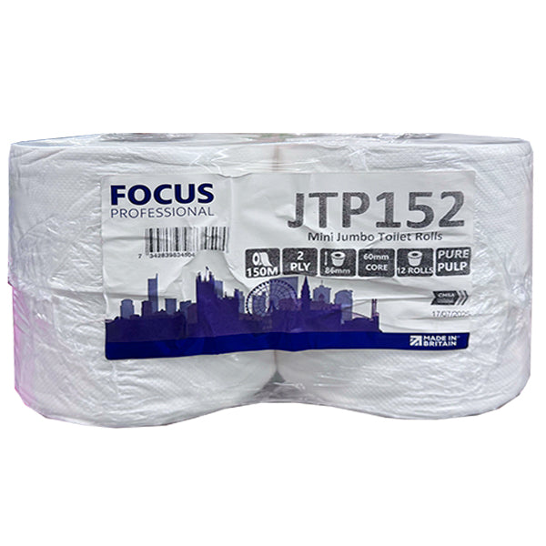 Focus Mini Jumbo 2Ply 12 Toilet Rolls @SaveCo Online Ltd