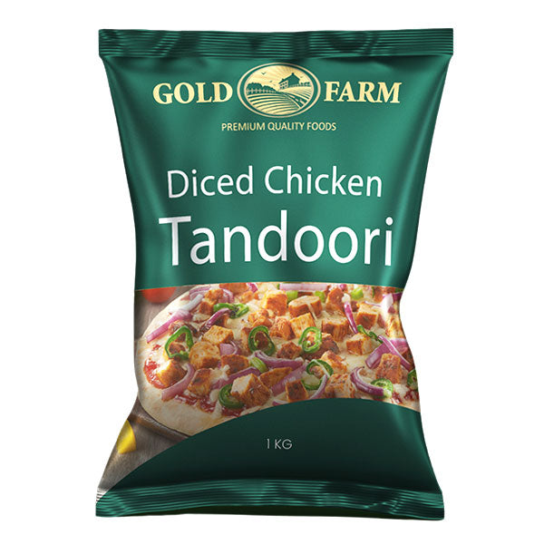 Gold Farm Diced Chicken Tandoori 1kg @SaveCo Online Ltd