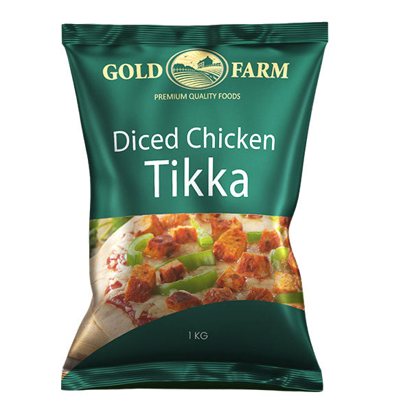 Gold Farm Diced Chicken Tikka 1kg @SaveCo Online Ltd