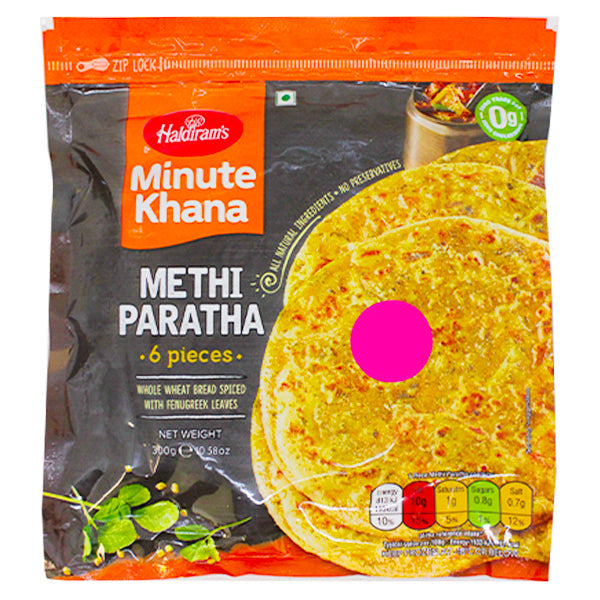 Haldiram's 6s Methi Paratha 300g @SaveCo Online Ltd