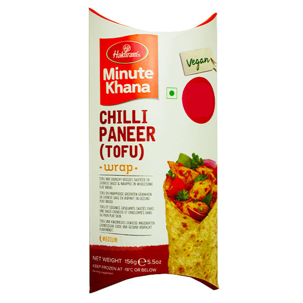 Haldiram's Chilli Paneer Tofu Wrap 156g @SaveCo Online Ltd