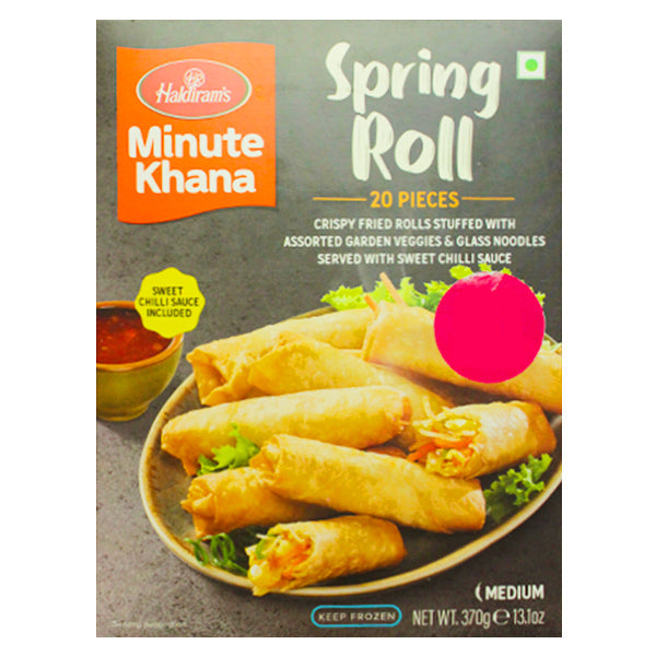 Haldiram's 20s Veg Spring Rolls 370g @SaveCo Online Ltd
