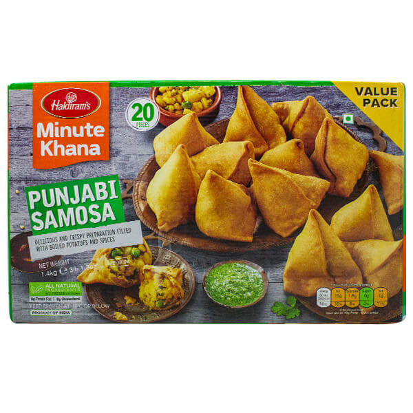 Haldirams Punjabi Samosa Family Pack 1.4kg @SaveCo Online Ltd
