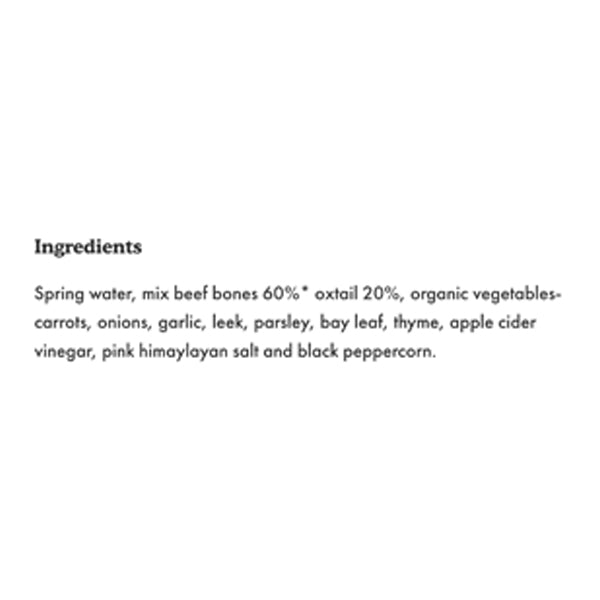 Healthy Kitchen Pure Grass Fed Beef & Oxtail Bone Broth 300ml @SaveCo Online Ltd