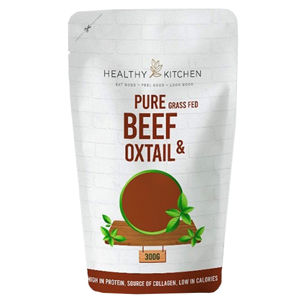 Healthy Kitchen Pure Grass Fed Beef & Oxtail Bone Broth 300ml @SaveCo Online Ltd