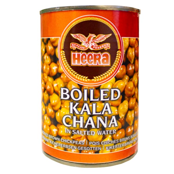 Heera Boiled Kala Chana in Salted Water 400g @SaveCo Online Ltd