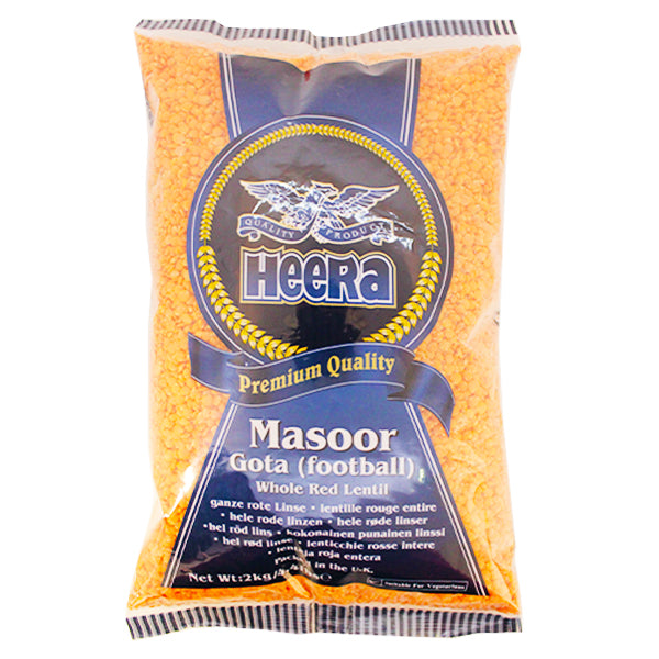 Heera Masoor Gota Whole Red Lentil 2kg @SaveCo Online Ltd