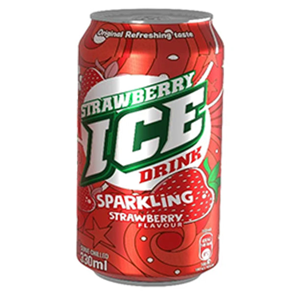 Ice Strawberry Sparkling Drink 330ml @SaveCo Online Ltd
