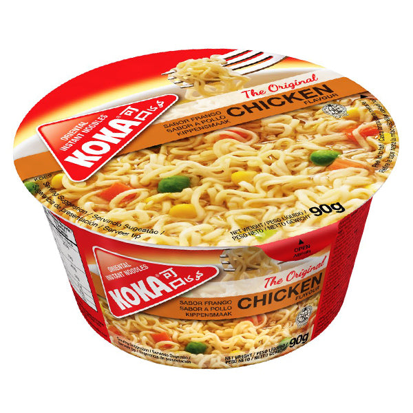 Koka Chicken Noodles Bowl 90g @SaveCo Online Ltd