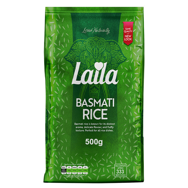 Laila Basmati Rice 500g @SaveCo Online Ltd