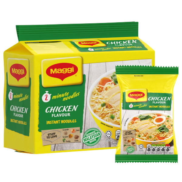 Maggi Chicken Flavour Instant Noodles 5x74g @SaveCo Online Ltd