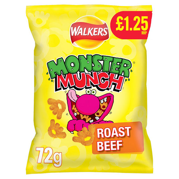 Monster Munch Roast Beef 72g @SaveCo Online Ltd