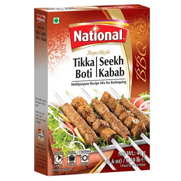 National Tikka Boti  / Seekh Kabab 46g @SaveCo Online Ltd