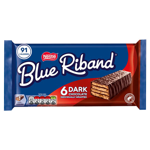 Nestlé Blue Riband Dark Chocolate Wafer Bar 6pk @SaveCo Online Ltd