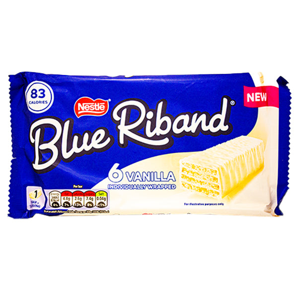Nestlé Blue Riband Vanilla Chocolate Wafer Bar 6pk @SaveCo Online Ltd