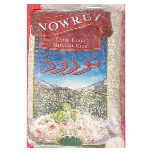 Nowruz Extra Long Biryani Rice 2kg - 10kg @SaveCo Online Ltd