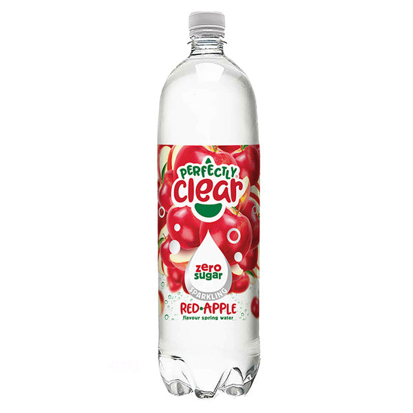 Perfectly Clear Zero Sugar Sparkling Red Apple Water 1.5Ltr @SaveCo Online Ltd