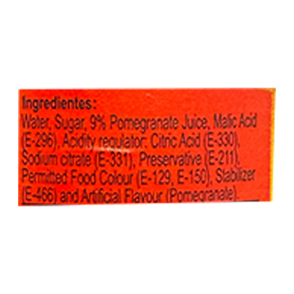 Popular Red Anaar Fruit Drink 250ml @SaveCo Online Ltd