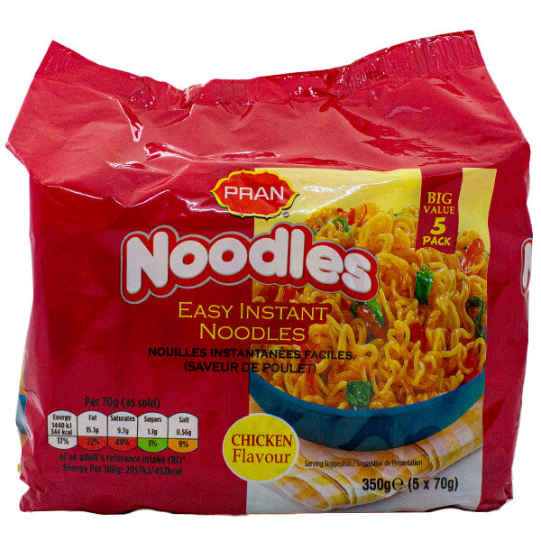 Pran Easy Instant Chicken Flavour Noodles 5pk @SaveCo Online Ltd