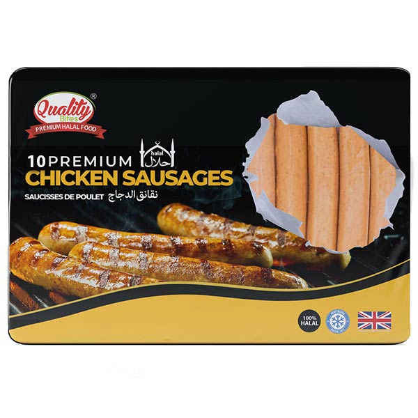 Quality Bites 10 Premium Chicken Sausages MULTI-BUY OFFER 3 For £11