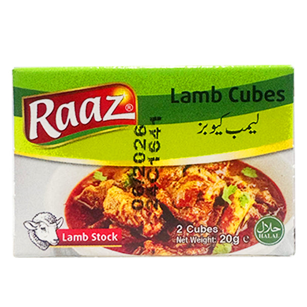 Raaz Lamb Stock Cubes 2pk @SaveCo Online Ltd