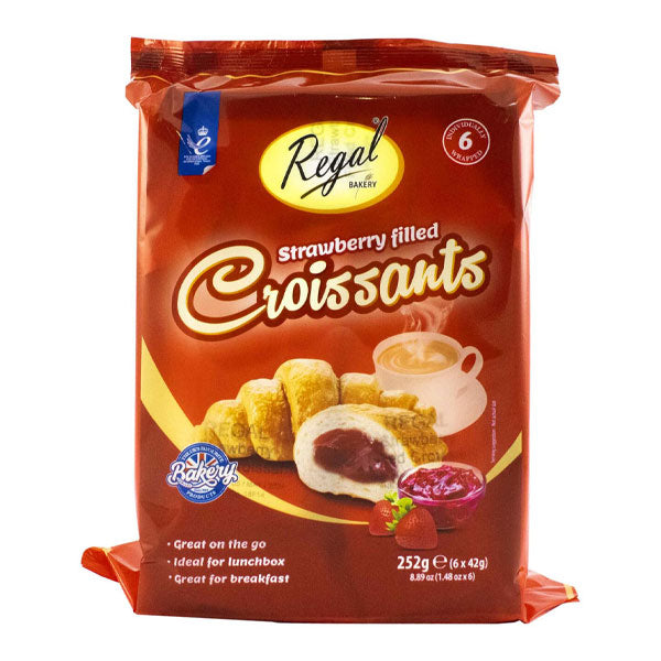 Regal Strawberry Filled Croissants (6 X 42g) 252g @SaveCo Online Ltd