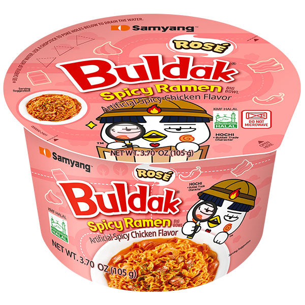 Samyang Buldak Hot Chicken Rose Ramen Bowl Noodles @SaveCo Online Ltd
