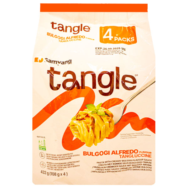 Samyang Tangle Bulgogi Cream Pasta 4pk @SaveCo Online Ltd