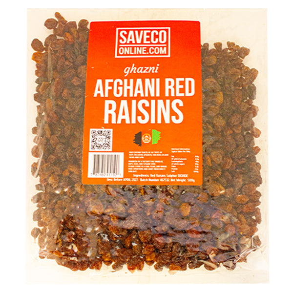 SaveCo Afghani Red Raisins 500g @SaveCo Online Ltd